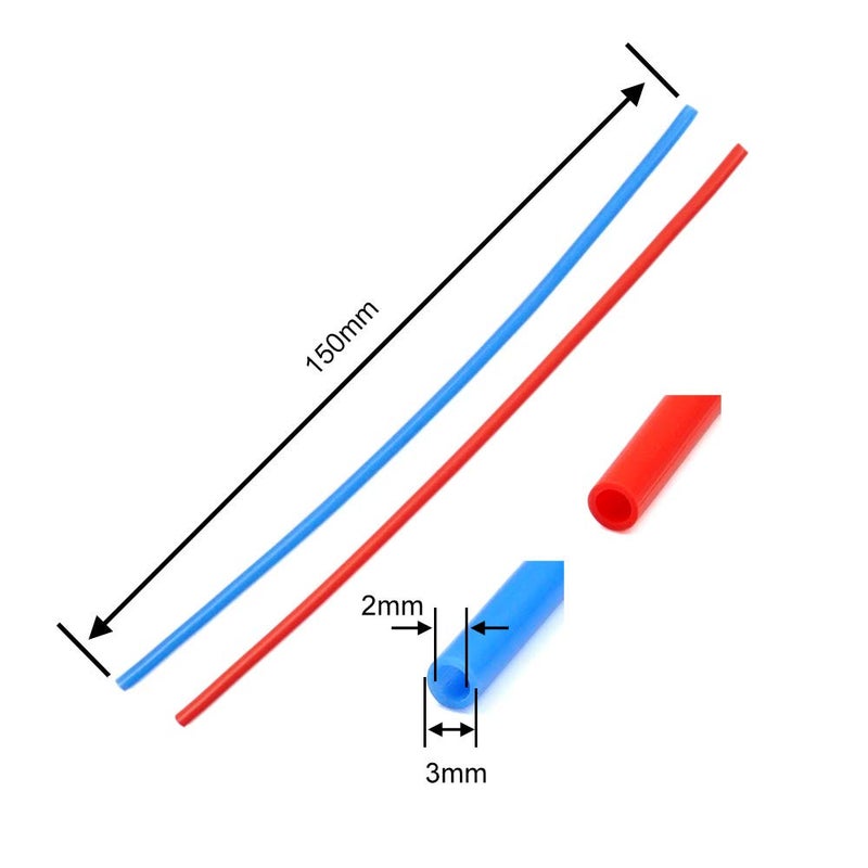 elechawk 12pcs Plastic Protection Antenna Tube with Caps for RC Cars FPV Drone Receiver Antenna Frsky XM+ X4R X4RSB - Image 3